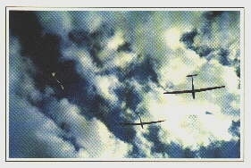 Cartolina di volo a vela KO 5 Cartolina di volo a vela KO 5