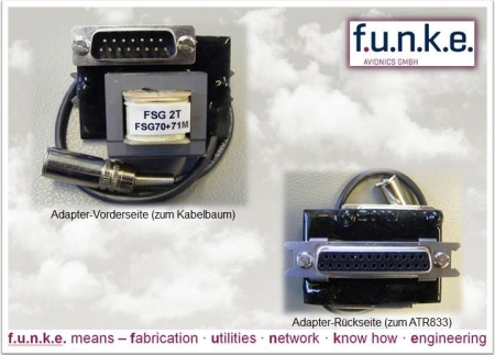 Adapter FSG 2T/70/71 auf ATR833 Adapter FSG 2T/70/71 auf ATR833