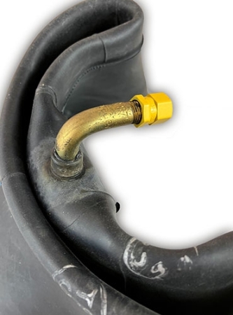 Tubo aria 5.00-5 BASIC, Wvtl. 90° TR87 lungo 28 mm (valvola corta)