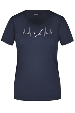T-shirt battito cardiaco donna