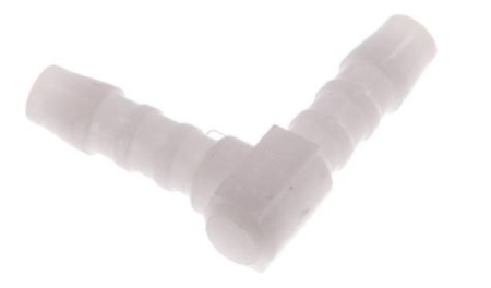 Tubo per strumenti connettore a gomito in plastica per tubo da 4 mm Tubo per strumenti connettore a gomito in plastica per tubo da 4 mm