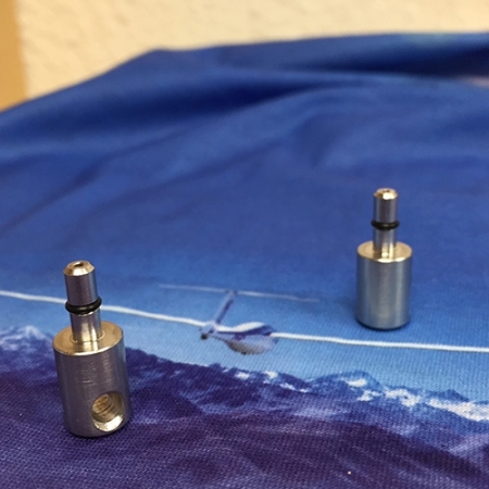 Tappo per ugello 4 mm in acciaio inox