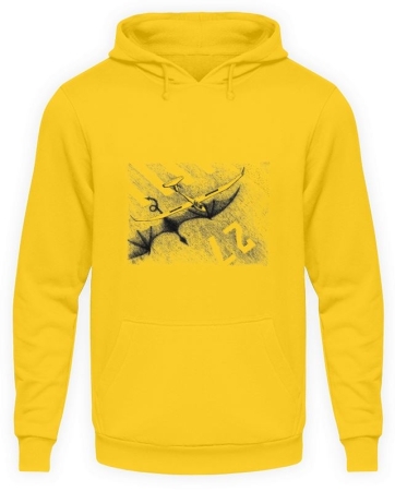 Felpa con cappuccio drago / aliante