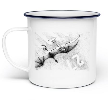 Tazza smaltata drago Tazza smaltata drago