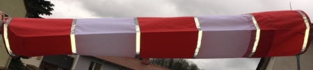 Coprivento SAFETY 40cm rosso-bianco Coprivento SAFETY 40cm rosso-bianco
