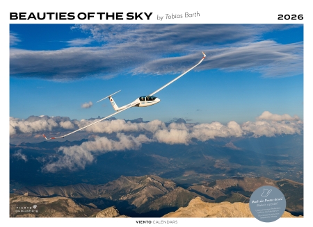Calendario fotografico Bellezza del cielo 2026 di Tobi Barth, DIN A2+