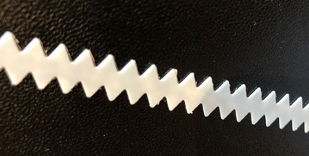Nastro dentellato in mylar 60° 10m