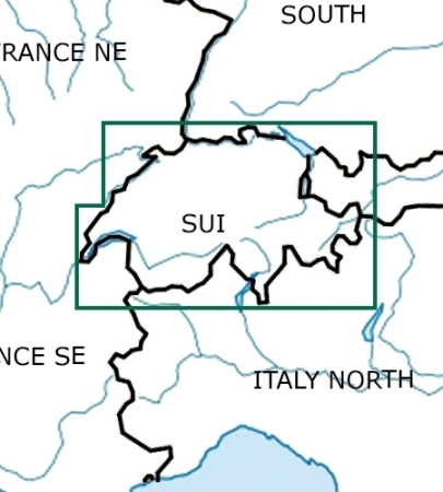 Rogersdata Carta VFR Svizzera 500k 2025