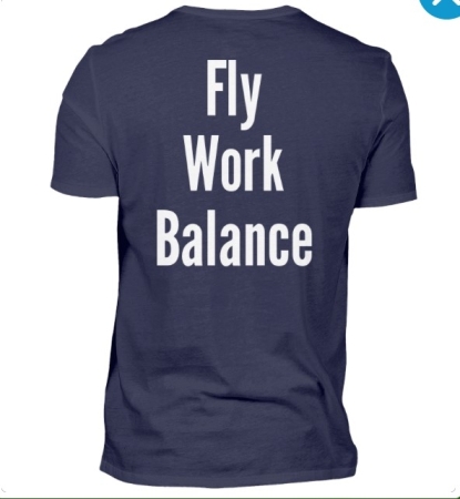 Maglietta Fly-Work-Balance uomo Maglietta Fly-Work-Balance uomo