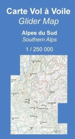 Carta del volo a vela Sud della Francia 2024 Carta del volo a vela Sud della Francia 2024