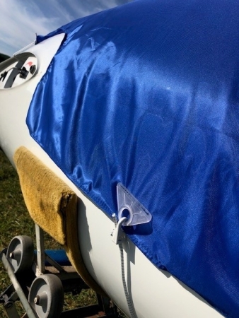 Coperchio della capottina Copripolvere blu