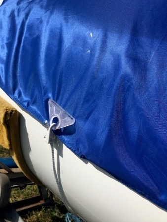 Coperchio della capottina Copripolvere blu