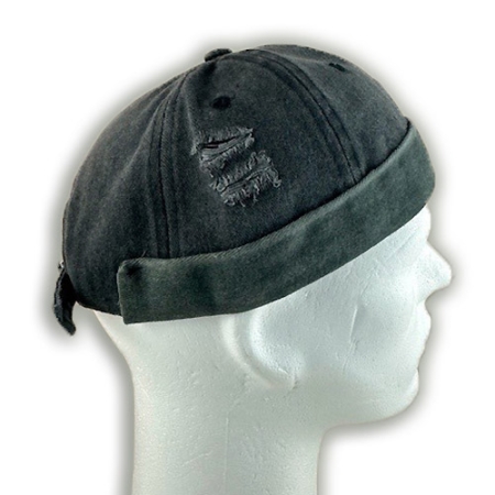 Berretto Docker grigio scuro used look