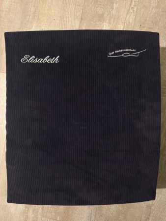 IMPACTFOAM-Copricuscino BLU SCURO personalizzato