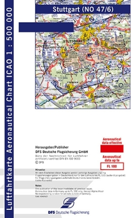 Carta dei voli a motore ICAO di Stoccarda 2025 Carta dei voli a motore ICAO di Stoccarda 2025