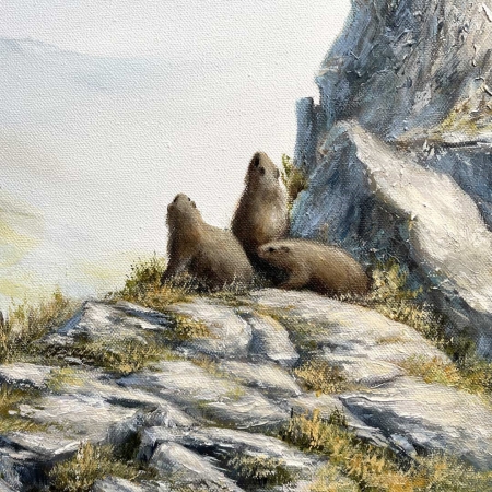 Quadro originale Arcus sulle Dolomiti
