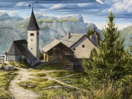 Stampa darte Stemme am Heiligen Kreuz (Stemma alla Santa Croce)