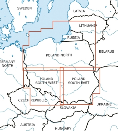 Rogersdata Mappa VFR Polonia Sud Ovest 500k 2025