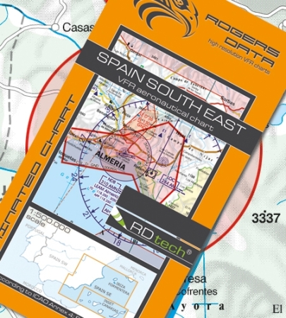 Rogersdata Carta VFR Spagna Sud Est 500k 2025 Rogersdata Carta VFR Spagna Sud Est 500k 2025