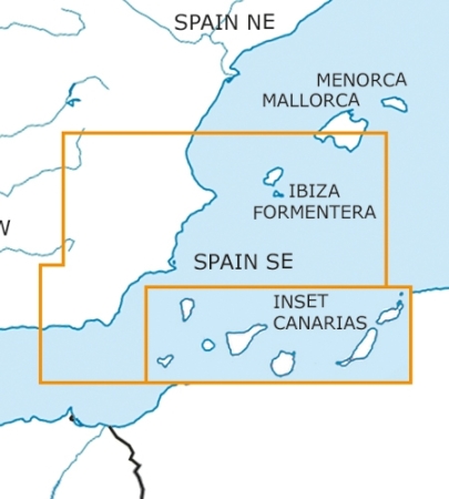 Rogersdata Carta VFR Spagna Sud Est 500k 2025