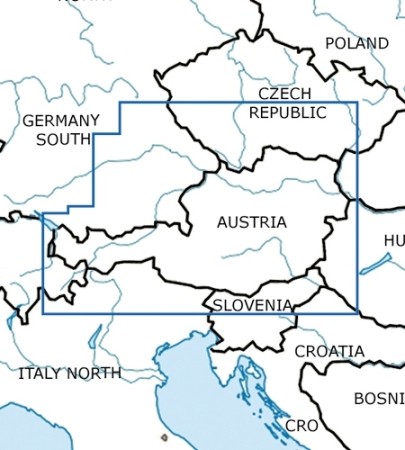 Rogersdata Carta VFR Austria 500k 2025