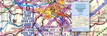 ICAO-Karte Svizzera 2025 ICAO-Karte Svizzera 2025