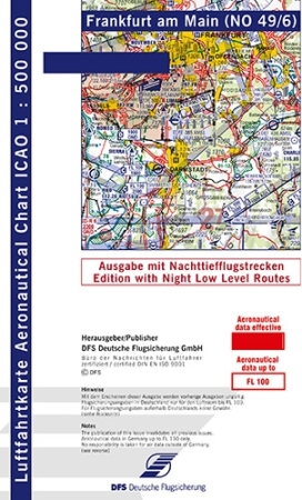 Carta ICAO Francoforte 2025 con rotte notturne a basso costo