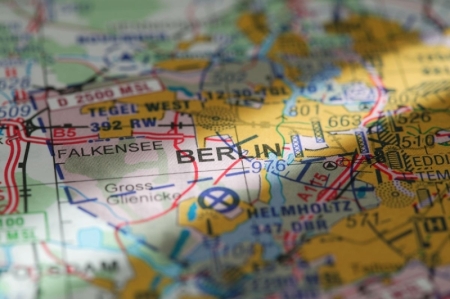 ICAO-Karte Berlino 2025 con rotte notturne basse