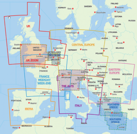 Airmillion Alpi 1:500.000 2025