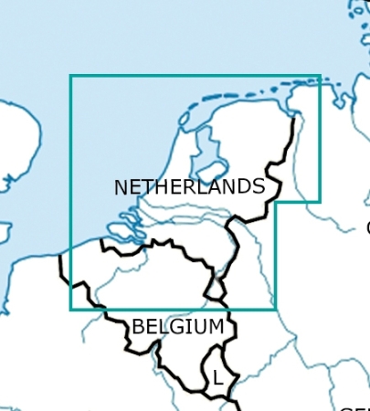 Rogersdata VFR chart Paesi Bassi 500k 2025