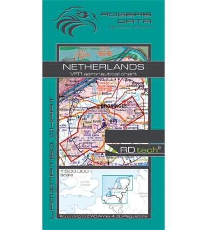 Rogersdata VFR chart Paesi Bassi 500k 2025
