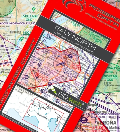 Rogersdata Carta VFR Italia Nord 500k 2025 Rogersdata Carta VFR Italia Nord 500k 2025