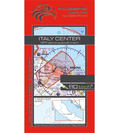 Rogersdata VFR Mappa Italia Centro 500k 2025