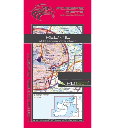 Rogersdata VFR Mappa Irlanda 500k 2025