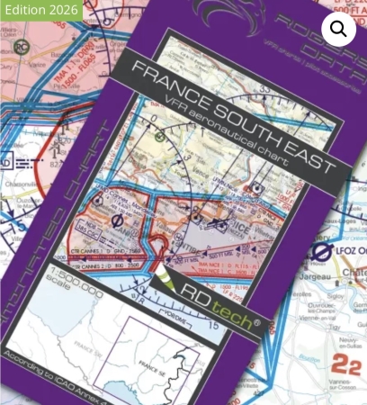 Rogersdata Carta VFR Francia Sud Est 500k 2026