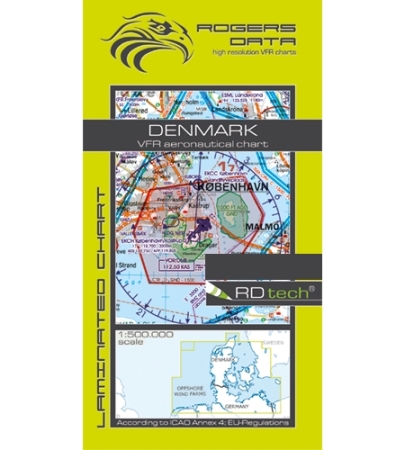 Rogersdata VFR Mappa Danimarca 500k 2025