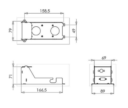 Staffa / telaio intercambiabile VT-01