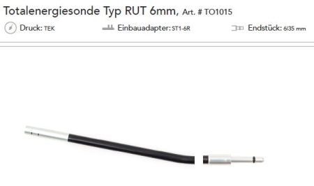 Sonda ad energia totale RUT/ST per la spina dorsale della fusoliera Sonda ad energia totale RUT/ST per la spina dorsale della fusoliera