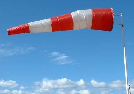 Telo per il vento 100cm rosso-bianco Telo per il vento 100cm rosso-bianco