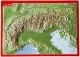 Cartolina in rilievo delle Alpi