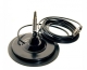 Antenna radio aeronautica con base magnetica
