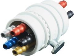 Hose coupling for 5 connections Hose coupling for 5 connections