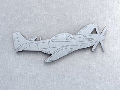Aliante magnetico MUSTANG P51 Prospettiva Aliante magnetico MUSTANG P51 Prospettiva