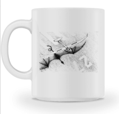 Tazza in ceramica drago / aliante Tazza in ceramica drago / aliante