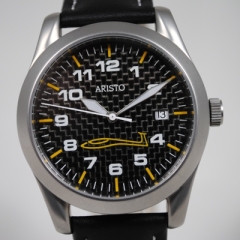 Orologio da pilota per piloti di alianti Glider Carbon Classic