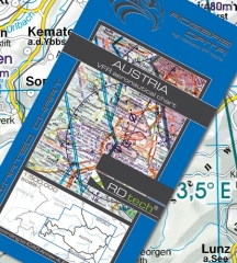 Rogersdata Carta VFR Austria 500k 2025 Rogersdata Carta VFR Austria 500k 2025