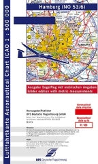 ICAO-Carta di volo a vela Amburgo 2026 versione cartacea