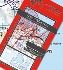 Rogersdata VFR Karte Italia Sud Sicilia-Lampedusa-Malta 2025