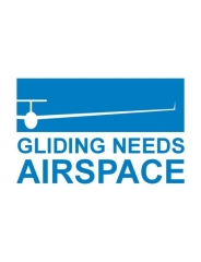 Adesivo Il volo a vela ha bisogno di spazio aereo Adesivo Il volo a vela ha bisogno di spazio aereo